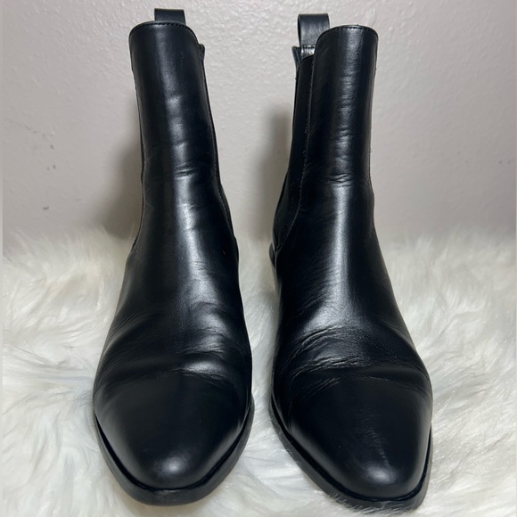 FRAME BLACK LEXINGTON CHELSEA LEATHER BOOT Size US6 1/2 - EU36 1/2 - Picture 5 of 12